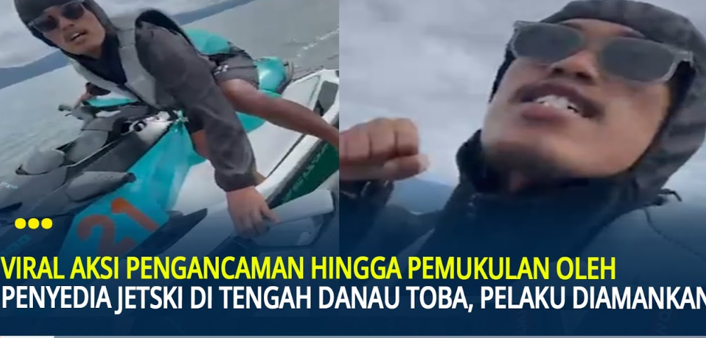 Penyedia Layanan Jetski Pukul Kompetitor di Danau Toba, Korban Lapor Polisi